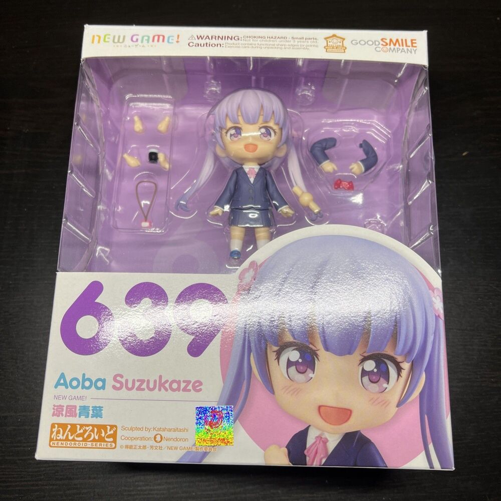 USED Nendoroid New Game 639 Suzukaze Aoba Action Figure Good Smile Company Japan